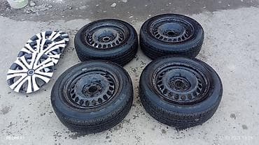 авто диски бу: Колеса в сборе 205 / 70 / R 15, Лето, Б/у, Комплект, Легкий коммерческий транспорт (C/LT), Железные, отверстий - 5 — 3