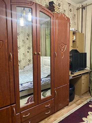 спальный мишок: Спальный гарнитур, Двуспальная кровать, Дерево, цвет - Коричневый — 2