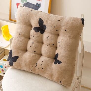 вата расчес: Мягкая сидушка-подушка на стул/кресло. - Форма: квадрат/размер: 40*40 — 4