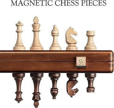 marble run: Деревянный шахматный набор A&A CHESS / магнитные В комплекте — 4