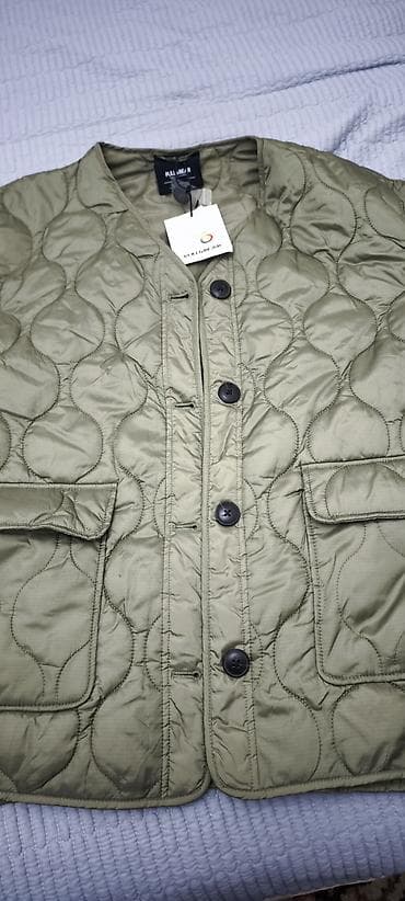 военый формы: Стёганая куртка Pull&Bear размер 54,лёгкая . - Модель: легкая — 1