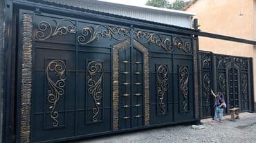 ремонт откатных ворот: Сварка | Решетки на окна, Навесы, Ворота Демонтаж, Монтаж, Доставка — 24
