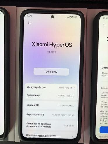 redmi 9s: Redmi, Redmi Note 14, Б/у, 128 ГБ, цвет - Черный, 2 SIM — 5