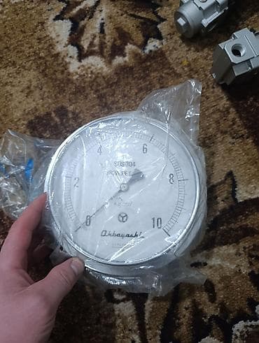 Оборудование для бизнеса: Манометр Abbayashi (Pressure Gauge) до 10 кг/см² - Диапазон — 3