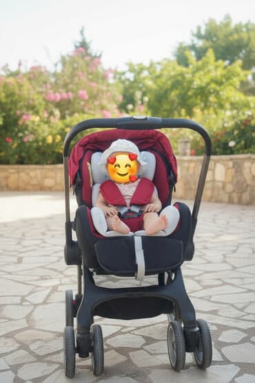 детская кухня бишкек игрушка: Коляска, цвет - Розовый, Б/у — 4