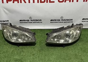 фара авенсис: Комплект передних фар Mercedes-Benz 2008 г., Б/у — 1