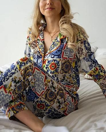 s: Пижама, Сатин, Турция, В полоску, XS, S, M — 6