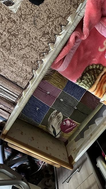 аддам даром: Токмок отдаю бесплатно детскую деревянную люльку от кроватки целая — 3