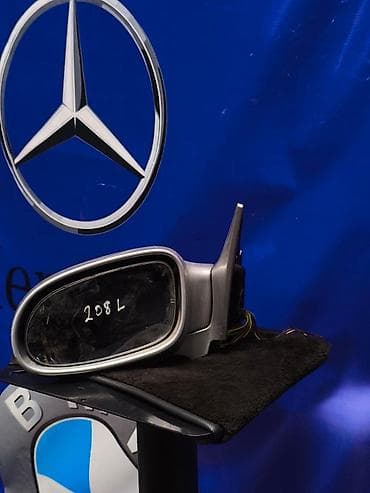 w208: Боковое левое Зеркало Mercedes-Benz Б/у, Оригинал — 2