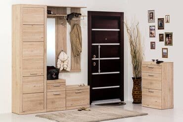 шыфонеры: Шкаф пенал 1Д (Oskar 1DG), коллекции Оскар, Дуб Санремо, Анрэкс — 1