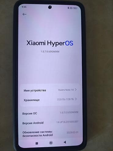 venu 4: Redmi, Redmi Note 14, 128 ГБ — 1