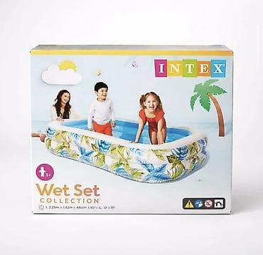 летние: ​🌊 Семейный надувной бассейн INTEX Wet Set — хит этого лета! ​Хотите — 2