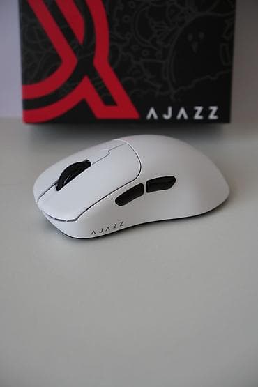 dell 27: Игровая мышь AJAZZ AJ179 (белая) - Сенсор: PixArt PAW3395 — высокая — 1