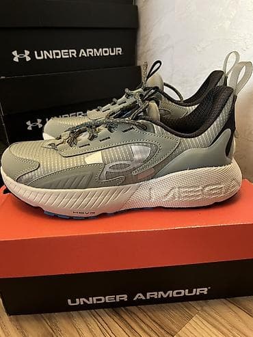 Мужские кроссовки, 43, Under Armour, Новый, цвет - Серый, Самовывоз