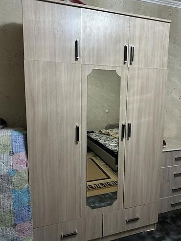 разборный легкий шкаф: Шифоньер, шкаф для одежды, Б/у, Прямой, ЛДСП — 2