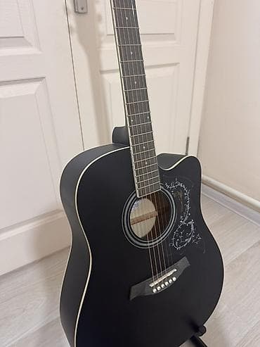 guitar bag: Акустическая гитара Kabat, форма корпуса дредноут с вырезом (cutaway) — 3