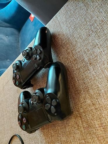 dualshock 4 original: PlayStation 4 Slim 1TB + 2 оригинальных геймпада Продаю приставку — 8