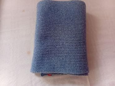 пончо пальто: Комплект, цвет - Голубой — 6