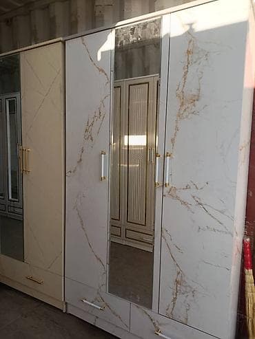 шифоньер трехстворчатый: Шкаф для одежды, Новый, Прямой, ЛДСП — 3