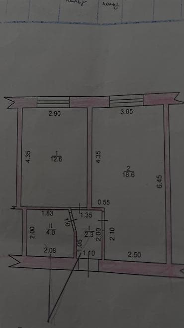 кывартиры: 1 комната, 38 м², Индивидуалка, 5 этаж, Дизайнерский ремонт — 9