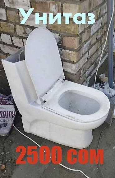 Унитаз Напольный, Материал: Фаянс