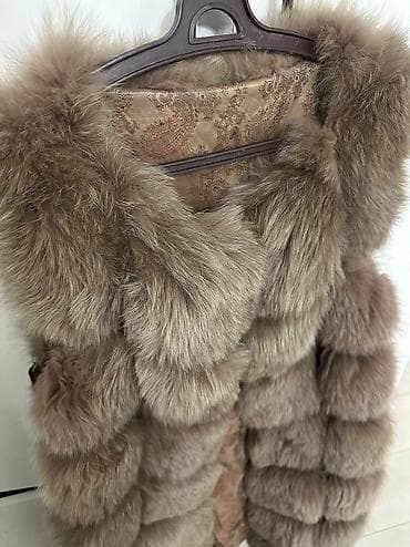 песец: Шуба, Песец, По колено, Италия, L — 3