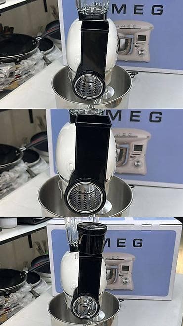 smeg: Кухонная машина Smeg с насадками 4-в-1 Описание: - Планетарный миксер — 7