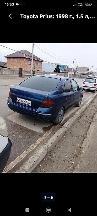 185 75 16с: Toyota Prius: 1998 г., 1.5 л, Автомат, Бензин, Седан — 5