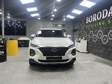 экран саната: Hyundai Santa Fe: 2019 г., 2.2 л, Автомат, Дизель, Кроссовер — 1