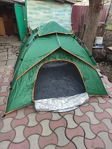 Палатка быстрой установки (автомат/POP-UP) зеленого цвета — 2