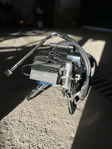 Мебель: Безвоздушный аппарат для покраски, Электрический краскопульт, Пневматический краскопульт — 3