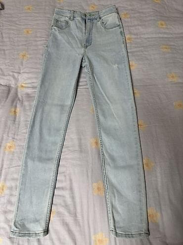 nike tech: Джинсы Bershka Denim - Модель: Super Skinny - Посадка: High Rise — 6
