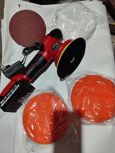 полировк: Шлифмашина, полировка кузова автомобиля,аккумуляторная, батареи 1 — 2
