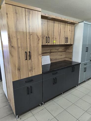 Кухонный гарнитур, модульная система. - Компоновка: высокий at lalafo.kg Кухонный гарнитур, модульная система. - Компоновка: высокий