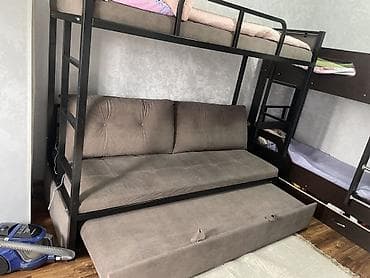 Эки кишилик керебет, Жумшак башы менен, узуну - 200 см — 3