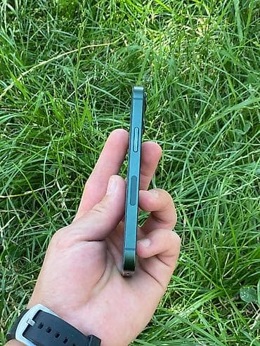 IPhone 13 mini, Б/у, 128 ГБ, Зеленый, Защитное стекло, Чехол, Кабель, 100 % — 5