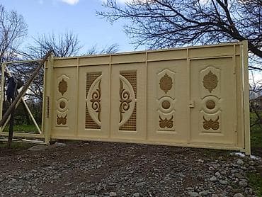 gp pointer: Металлические откатные ворота с калиткой - Тип: откатные ворота на — 1