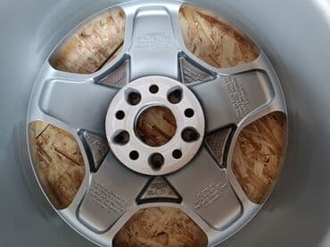 разноширокие: Литые Диски R 18 AMG, Комплект, отверстий - 5, Б/у — 6