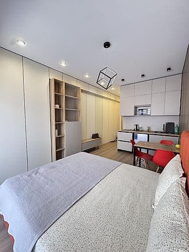 нуран парк: 1 комната, 25 м², Гостиничный тип, 3 этаж, Дизайнерский ремонт — 6