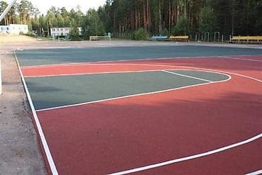 string art: Резиновое покрытие для спортивных и детских площадок (монтаж под ключ) — 2