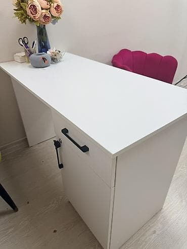 Рабочий стол для салона/кабинета - Цвет: белый, матовый -