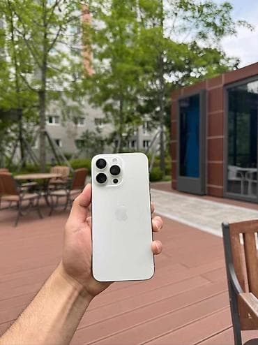 iphone 6 pro: IPhone 15 Pro Max, Б/у, 256 ГБ, White Titanium, Коробка, 100 % — 5