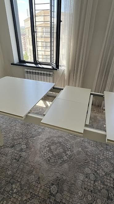 study table: Стол для зала, Б/у, Раскладной, Прямоугольный — 6