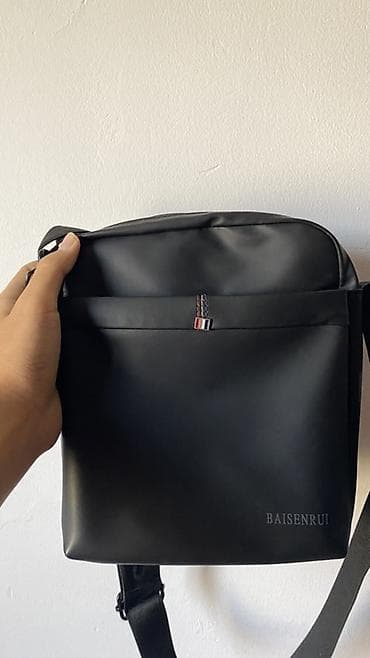 longchamp сумка: Сумка через плечо BAISENRUI, черная, компактного формата. На фото — 3