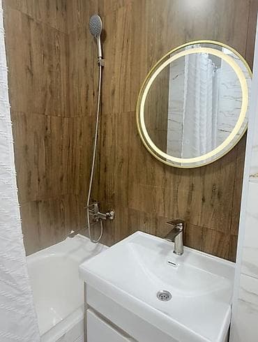 osh flat: 3 комнаты, 74 м², 5 мкр 106 серия, 9 этаж, Дизайнерский ремонт — 2