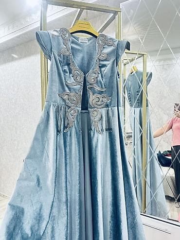 костюм для восточных танцев: Вечерние женские платья-абаи из бархата - Два варианта цвета — 1