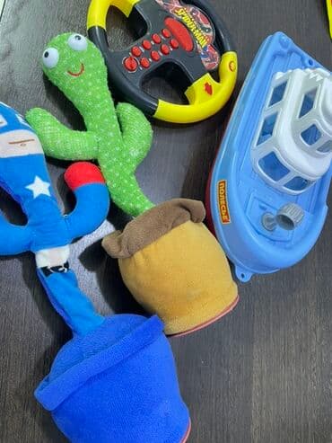 Набор детских игрушек: - Игрушечный руль “Spider-Man” с