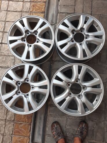 дом на кольцах: Родные диски r18 на lx 470 целые и ровные. Зачищены и окрашены — 1