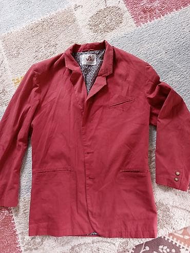 ак рубашка: Мужской пиджак 4YOU Casual Wear - Цвет: терракотово‑красный - Крой — 1