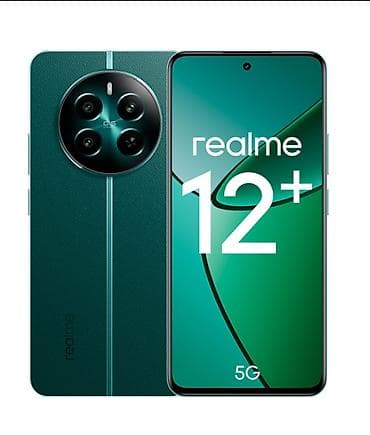 Техника и электроника: Realme 12, Б/у, 512 ГБ, цвет - Зеленый, 2 SIM — 1